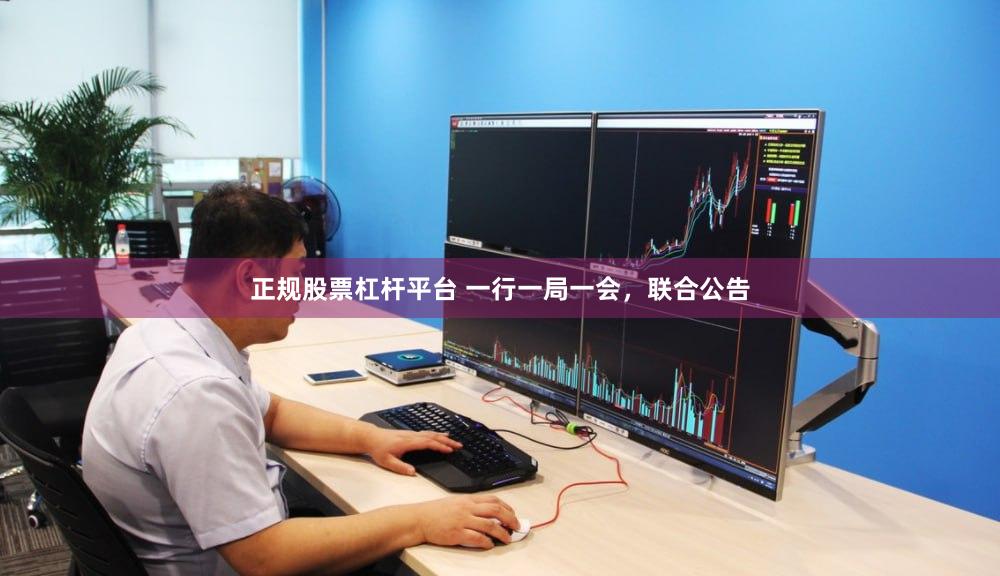 正规股票杠杆平台 一行一局一会，联合公告