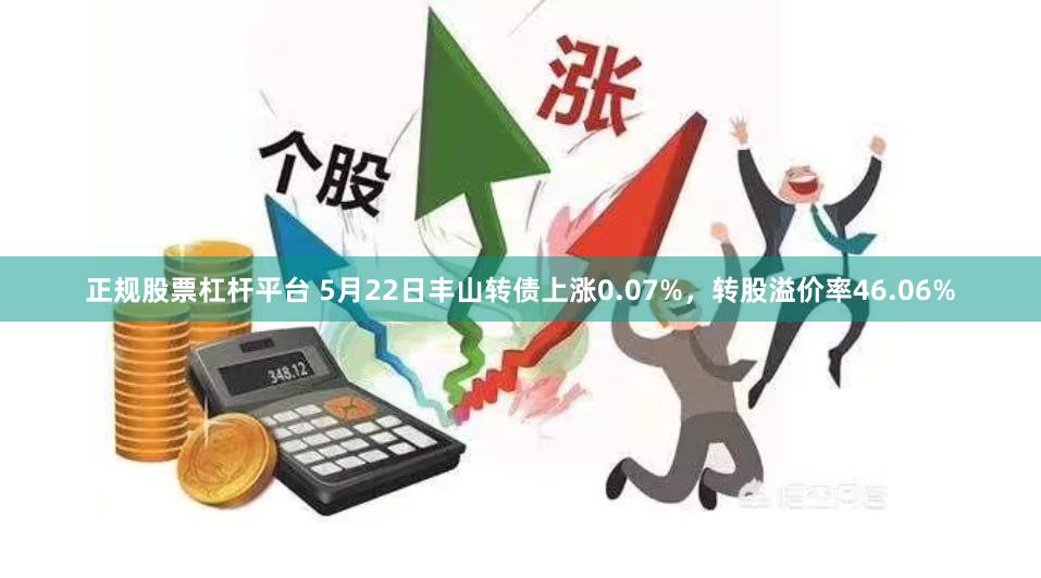 正规股票杠杆平台 5月22日丰山转债上涨0.07%，转股溢价率46.06%