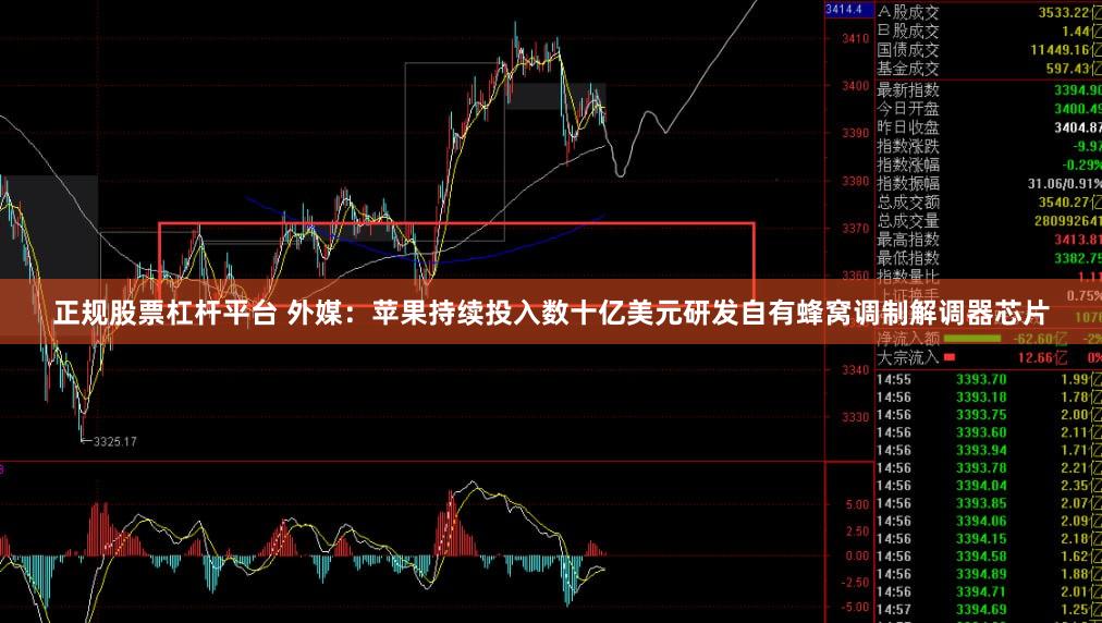正规股票杠杆平台 外媒：苹果持续投入数十亿美元研发自有蜂窝调制解调器芯片