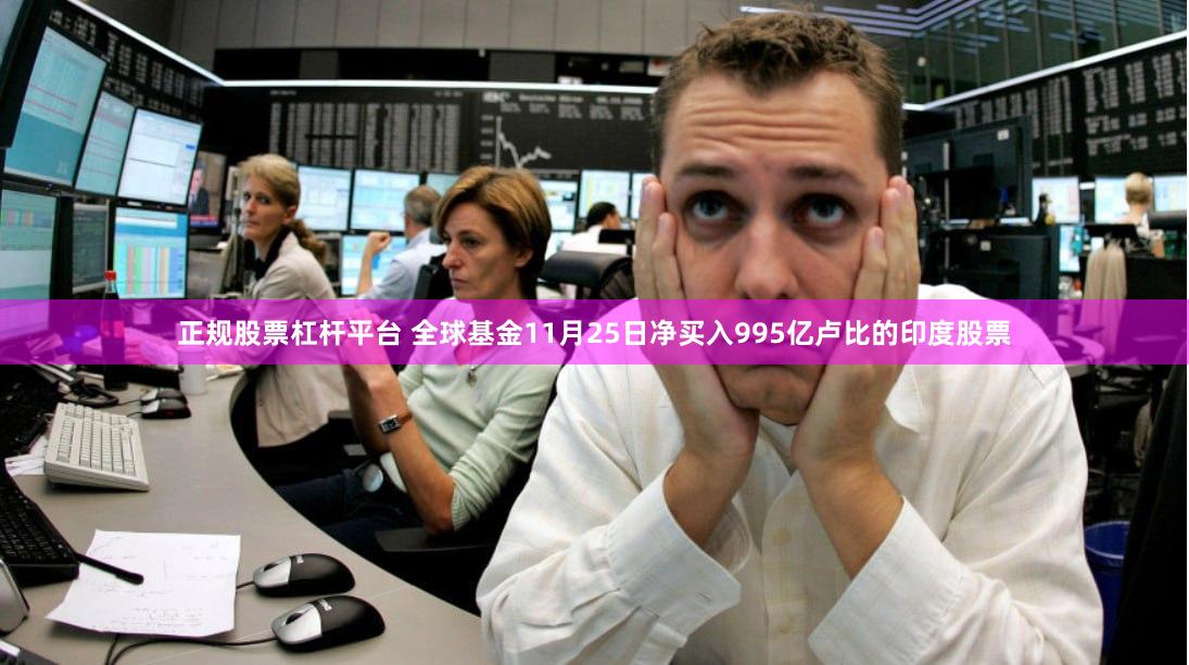 正规股票杠杆平台 全球基金11月25日净买入995亿卢比的印度股票